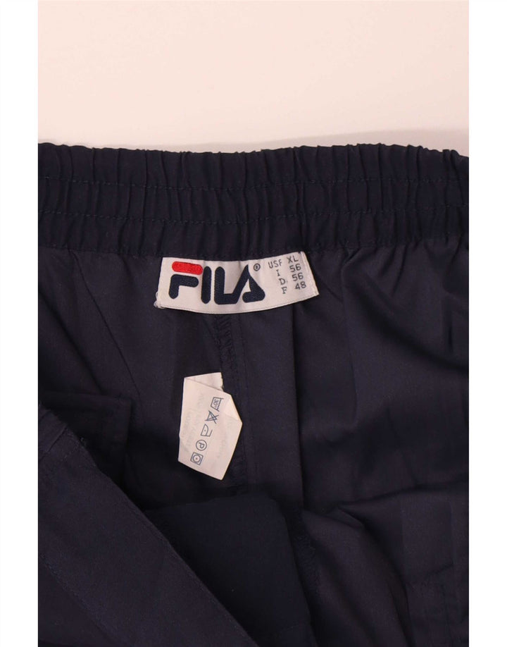 Fila Mens Chino Shorts XL W38 Azul Marinho Poliéster