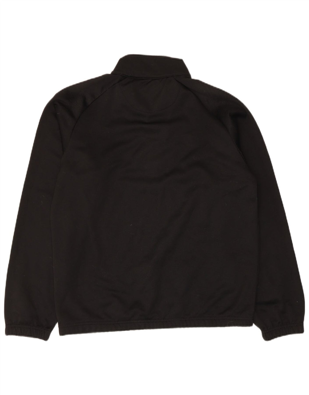 Suéter masculino Kappa com zíper e gola grande poliéster preto