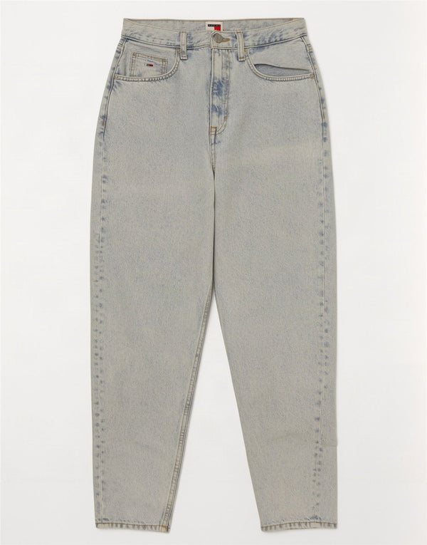 Jeans feminino Tommy Hilfiger Mom Ultra High-Rise Tapered W27 L28 Azul