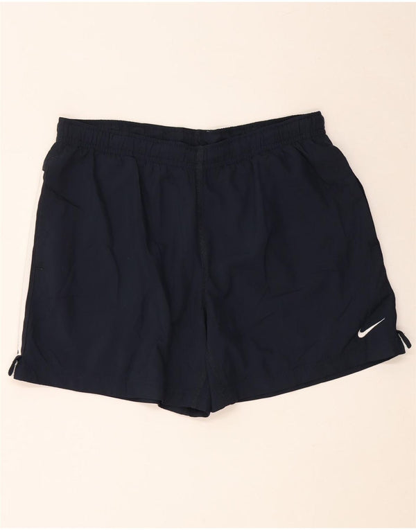 Shorts esportivos masculinos NIKE Dri Fit XL azul marinho poliéster
