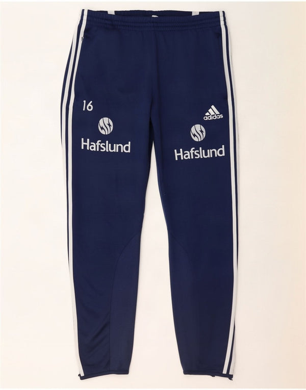Adidas Mens Graphic Treino Calça Joggers Grande Poliéster Azul Marinho