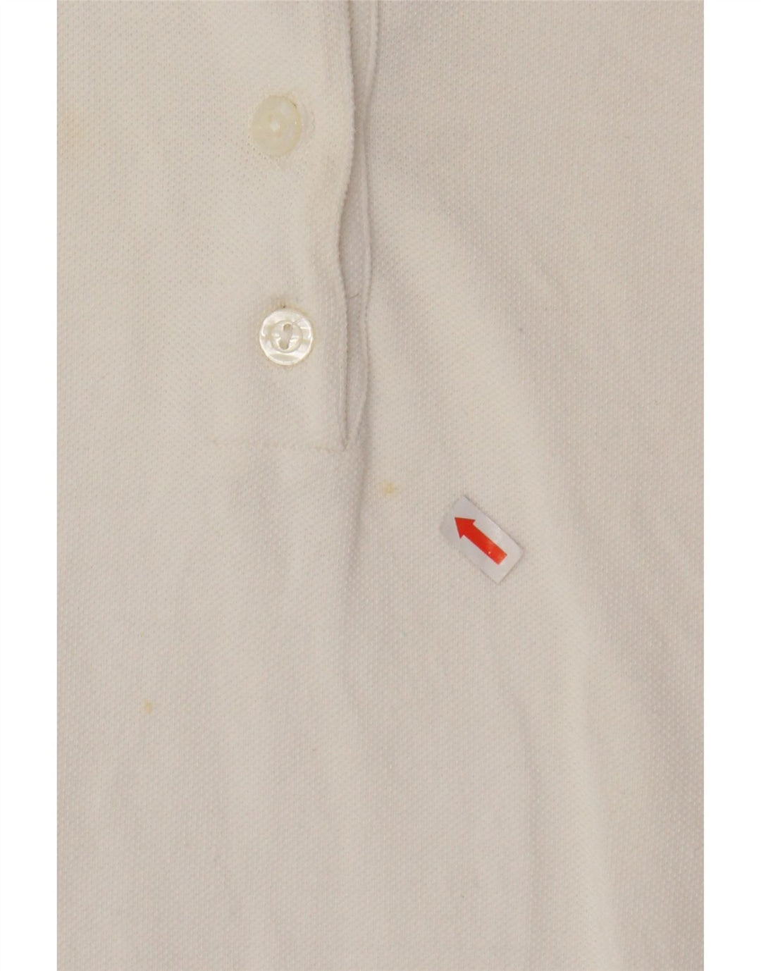 Camisa polo feminina LES COPAINS UK 12 médio branco