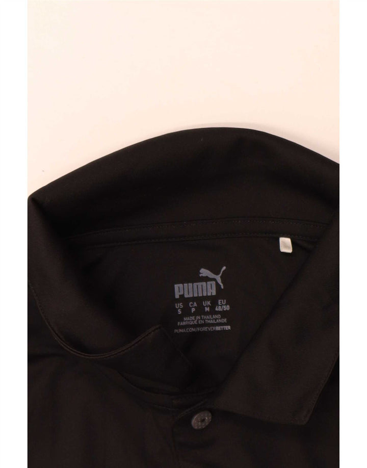 Camisa polo masculina Puma médio preto poliéster