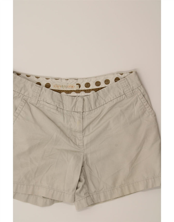 J. CREW Womens Chino Shorts US 8 Medium W34 Grey Cotton Vintage J. Crew and Second-Hand J. Crew from Messina Hembry 