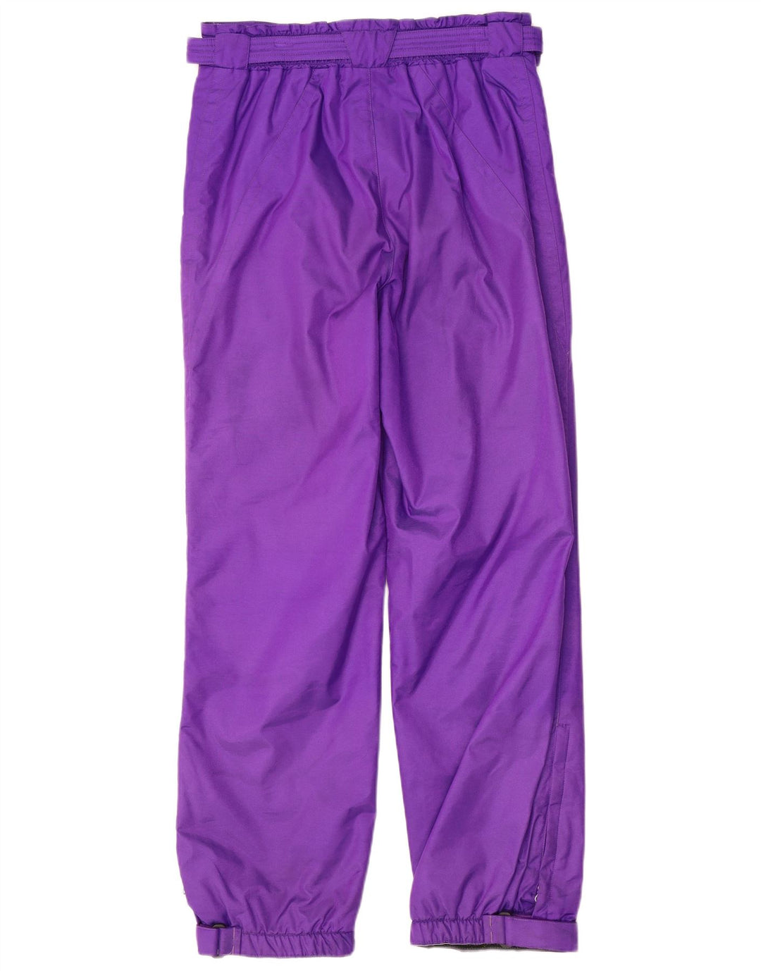 Calças de esqui masculinas vintage médio roxo nylon