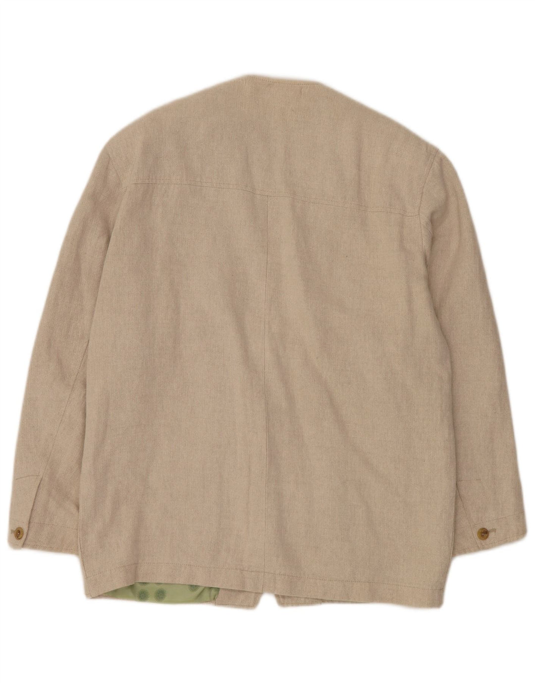 Jaqueta blazer masculina Redpoint com 3 botões IT 48 algodão espinha de peixe bege médio