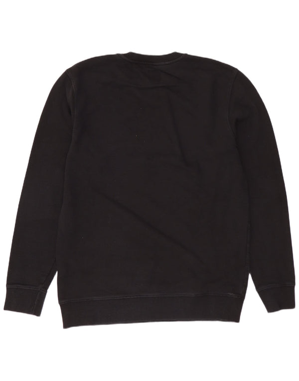 VANS masculino gráfico moletom jumper médio algodão preto