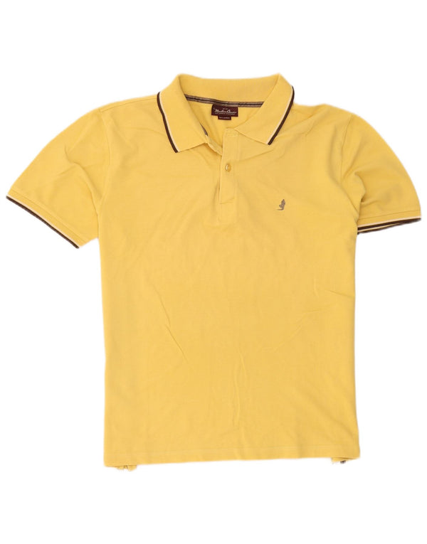 Camisa polo masculina Marlboro Classics 2XL listrada amarela