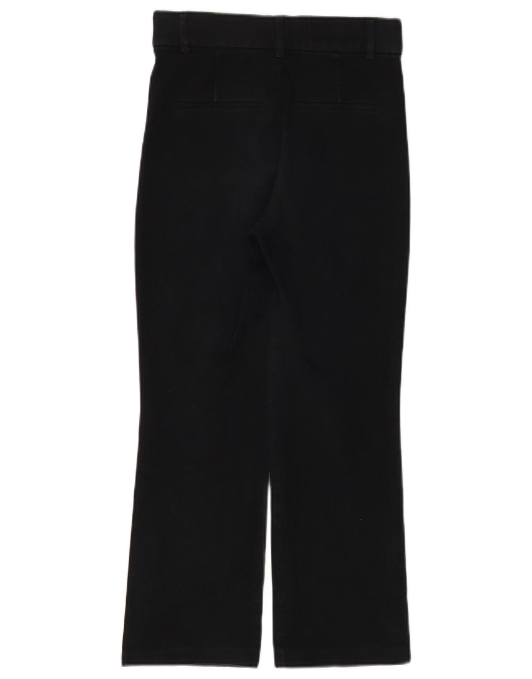 Zara Jeans recortados femininos pequenos W26 L24 algodão azul marinho