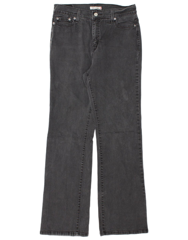 Calça jeans feminina Levi's 512 Perfectly Slimming Bootcut US 14 XL W32 L30 preta