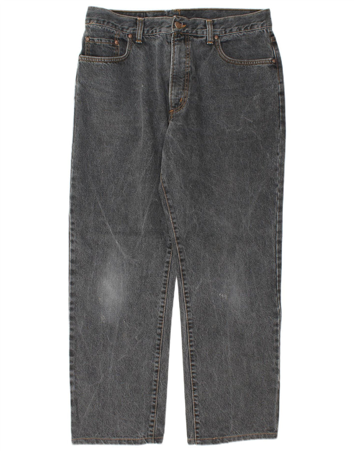 Carrera Mens Straight Jeans W36 L30 Cinza