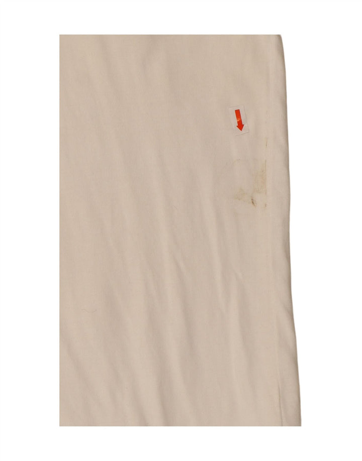 CHAMPION Top gráfico masculino manga longa 2XL algodão branco
