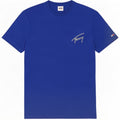 Tommy Hilfiger Camiseta masculina grande algodão azul