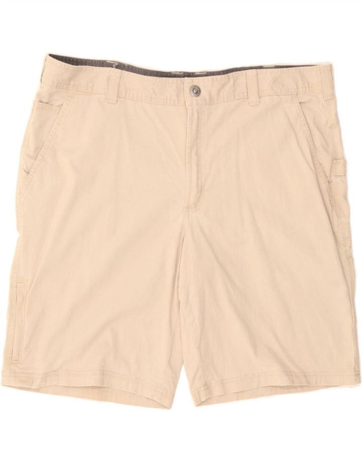 COLUMBIA Mens Cargo Shorts W40 XL Beige Cotton Vintage Columbia and Second-Hand Columbia from Messina Hembry 