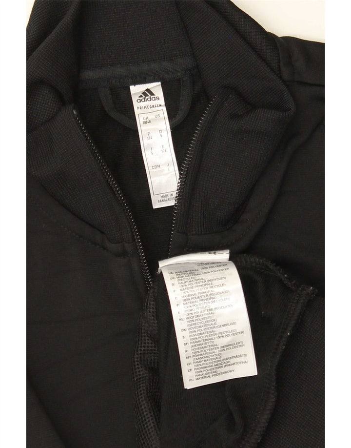 Adidas Mens Graphic Tracksuit Top Jacket UK 38/40 Médio Preto Poliéster