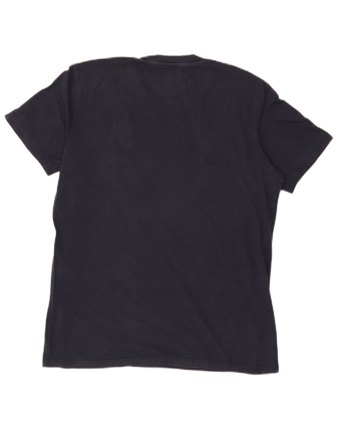 Camiseta masculina Lee Regular Fit com estampa gráfica pequena azul marinho