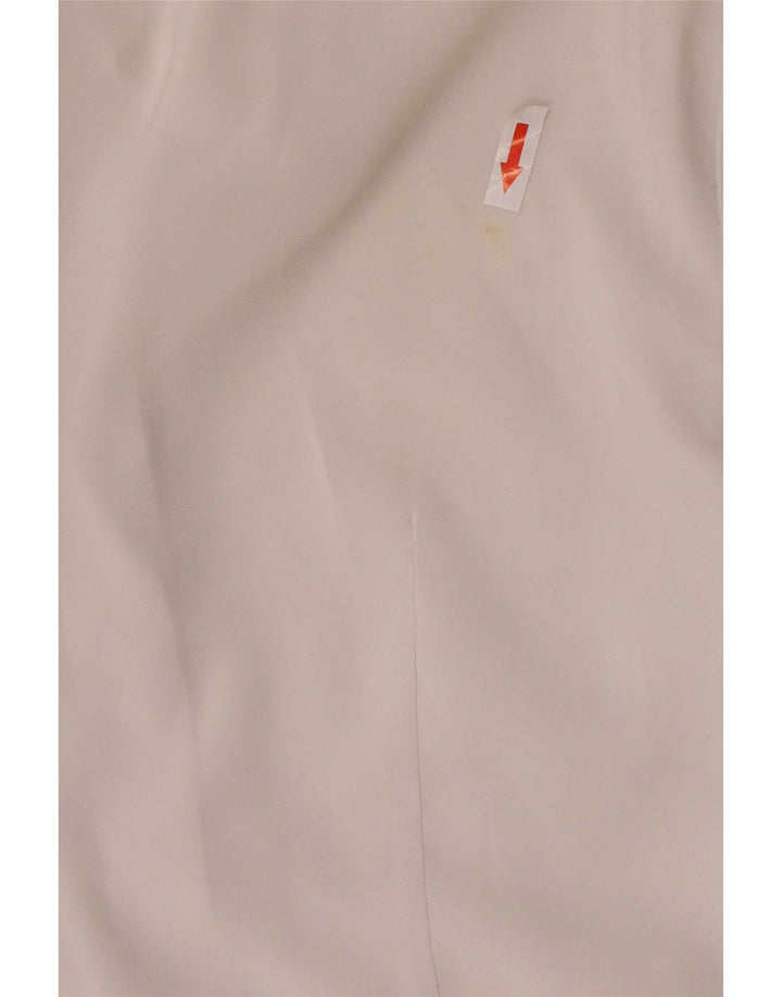 Camisa feminina Naracamicie UK 12 médio branco