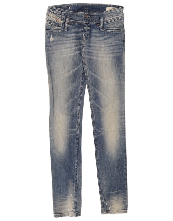 Diesel Meninas Jeans Skinny 13-14 Anos W28 L31 Azul Algodão