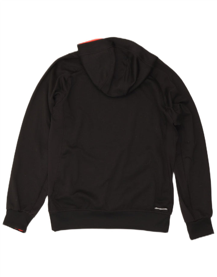 Adidas Mens Climawarm Hoodie Jumper Pequeno Poliéster Preto