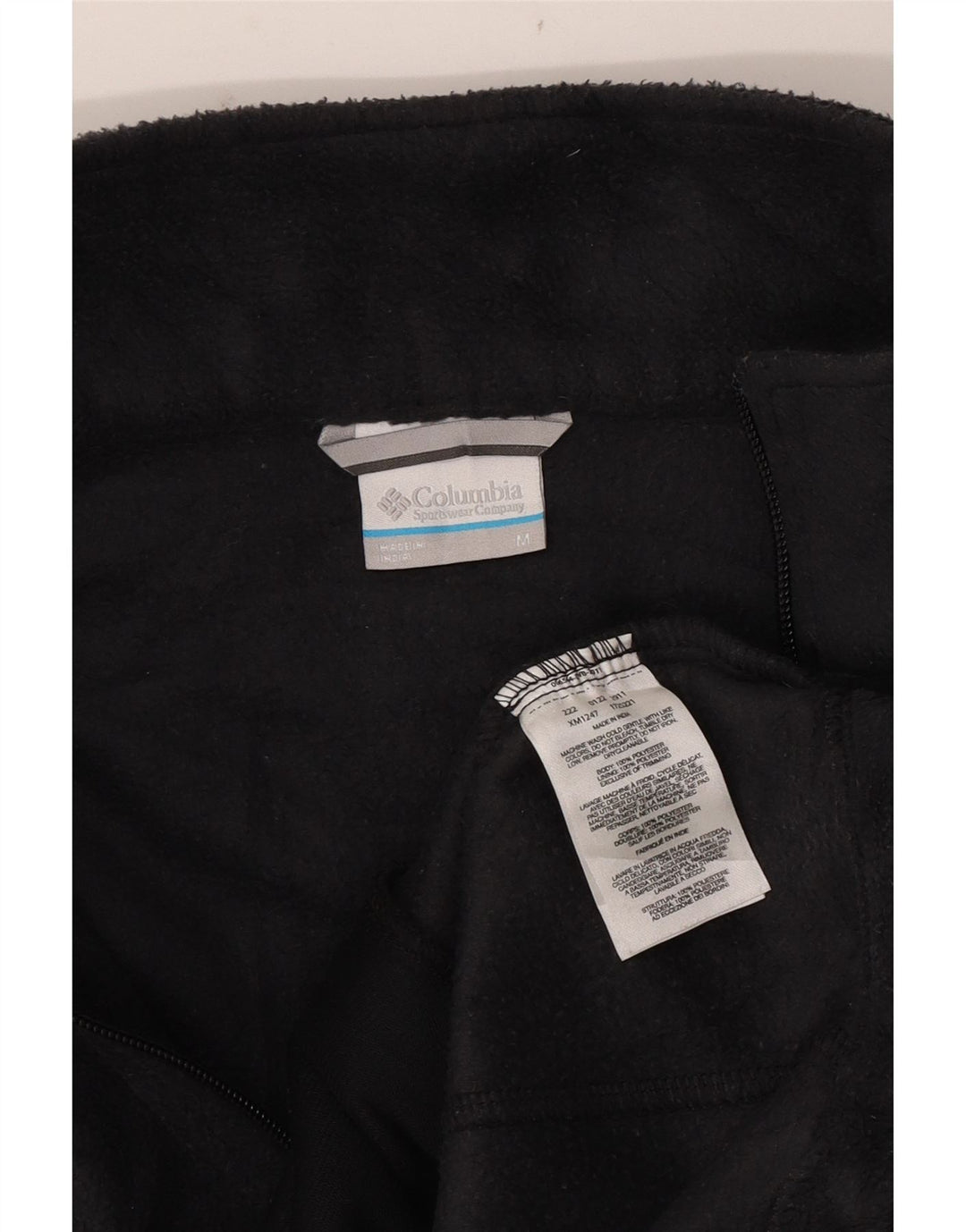 Jaqueta de lã masculina Columbia UK 38 poliéster preto médio
