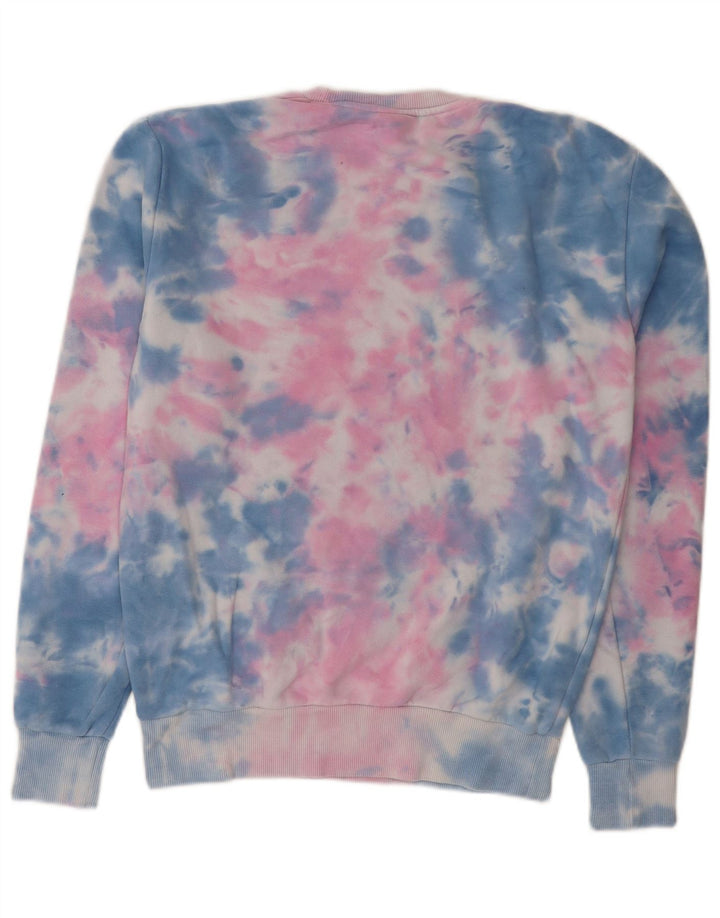 Ellesse Moletom Masculino Jumper Pequeno Multicolorido Tie Dye Algodão