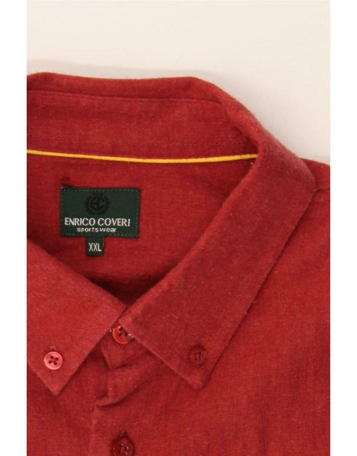 ENRICO COVERI Womens Shirt 2XL Red Cotton Vintage Enrico Coveri and Second-Hand Enrico Coveri from Messina Hembry 