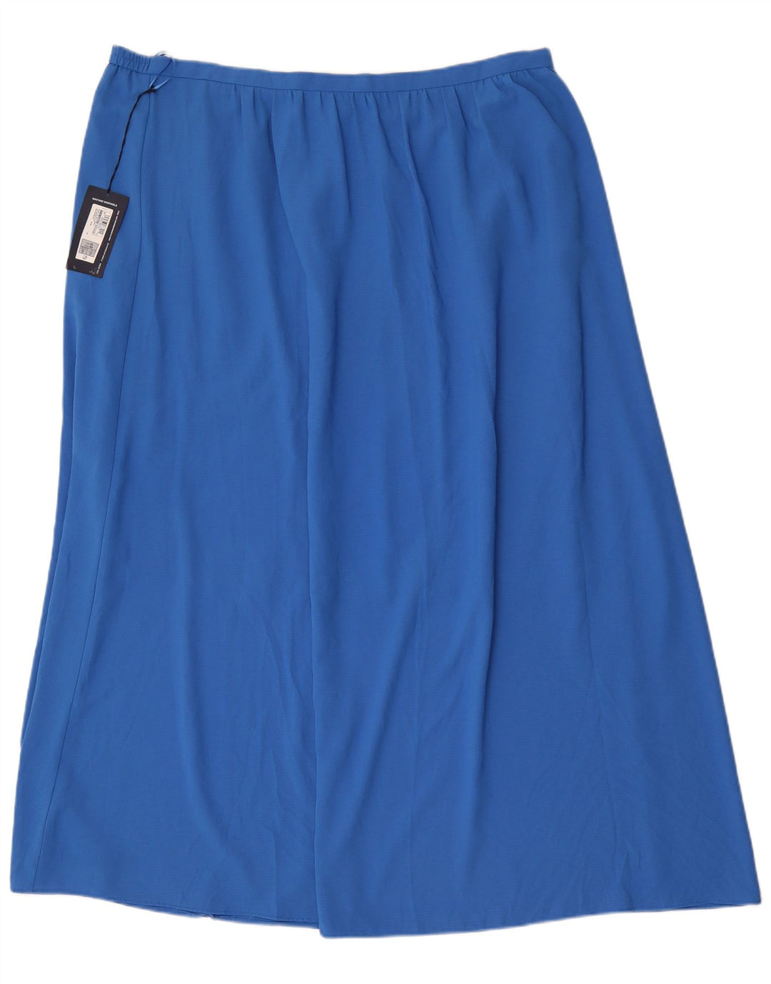 Saia feminina Marks & Spencer A-Line UK 20 2XL W40 azul poliéster