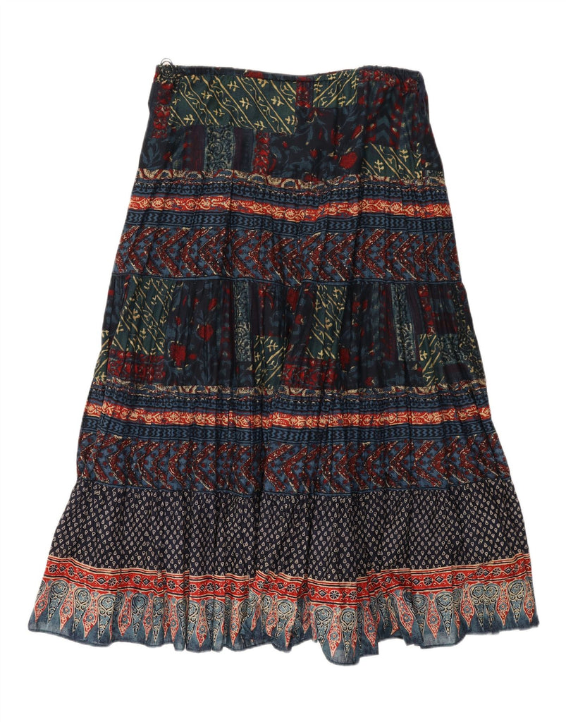 RALPH LAUREN Womens Gypsy Skirt Large W34 Multicoloured Patchwork Cotton Vintage Ralph Lauren and Second-Hand Ralph Lauren from Messina Hembry 