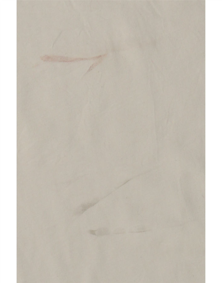 Camiseta masculina Zara Top médio algodão branco