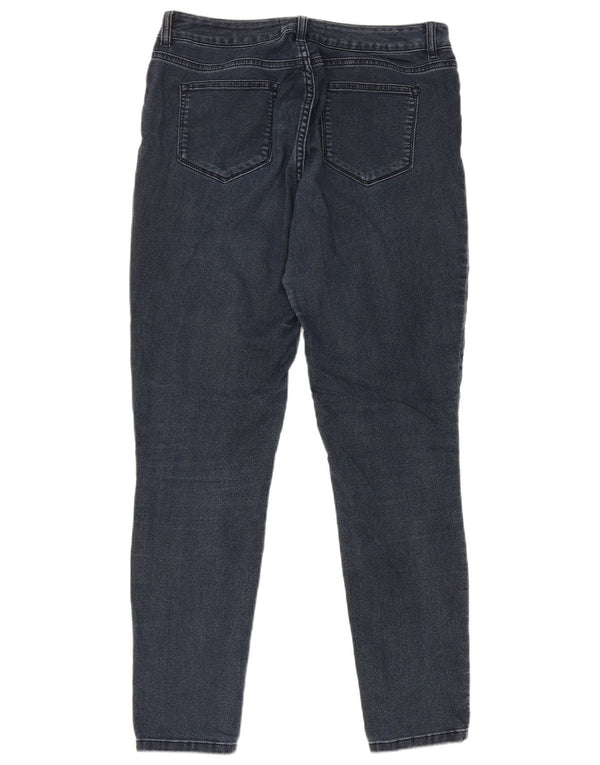 Calça jeans feminina Fat Face UK 12 médio W32 L29 algodão azul marinho