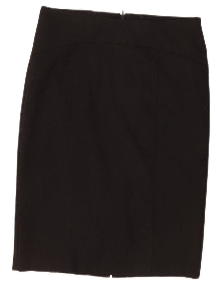 Saia lápis feminina Benetton IT 40 Small W30 poliéster preto
