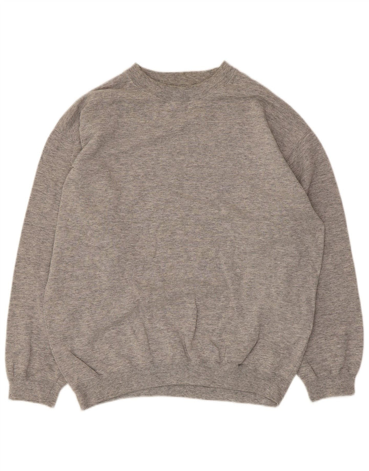 Moletom masculino Mustang Jumper de algodão manchado cinza médio