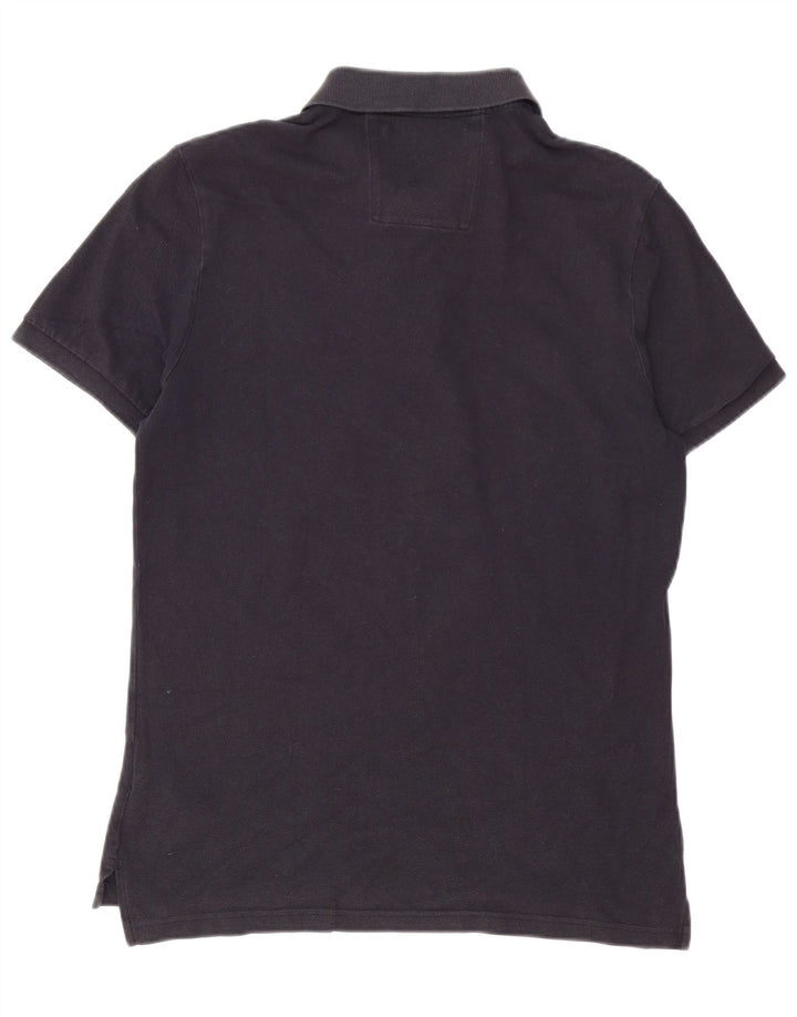 Camisa polo masculina Calvin Klein Jeans média azul marinho algodão