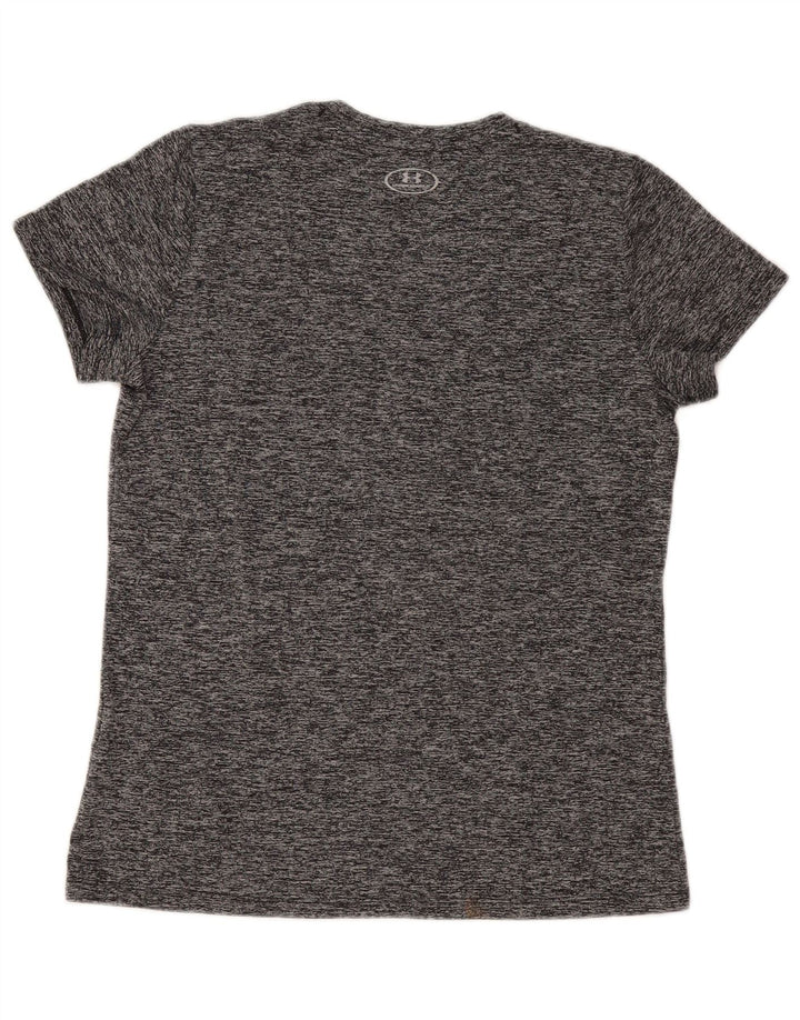 Camiseta feminina Under ARMOUR Heat Gear Graphic UK 14 cinza médio