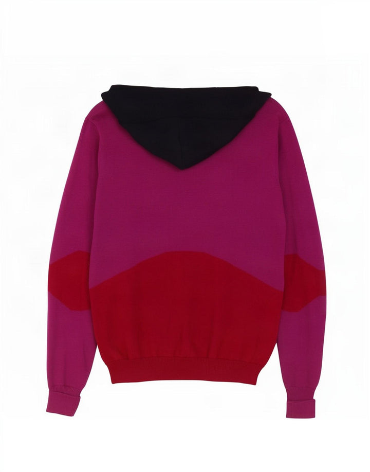 Suéter feminino Lacoste com decote em V tamanho 40 médio multicolorido