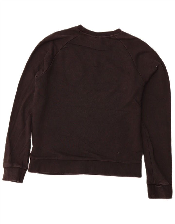 Adidas moletom feminino jumper pequeno algodão preto