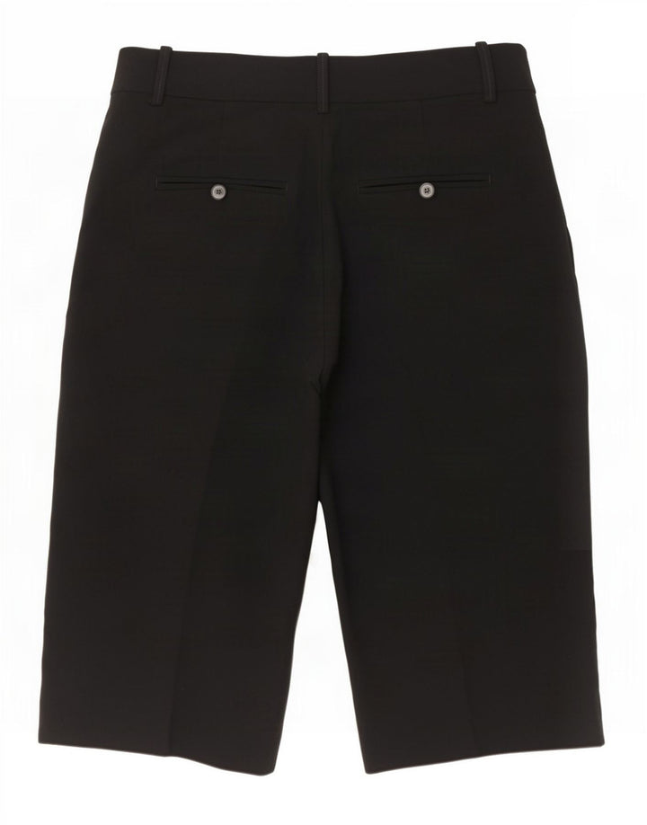 Zara Bermuda feminina Chino Shorts médio W32 preto