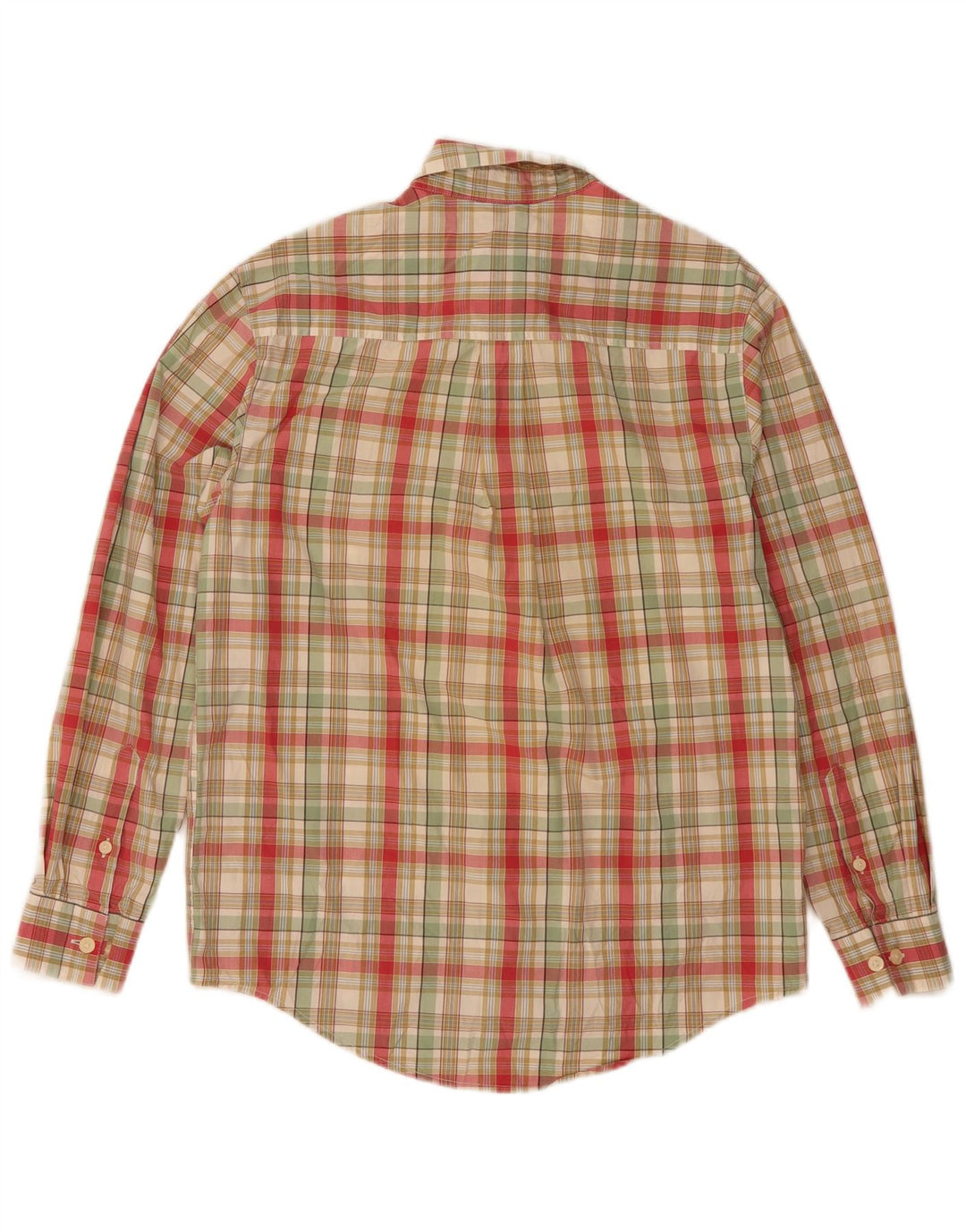 Camisa masculina TIMBERLAND pequena xadrez multicolorida de algodão