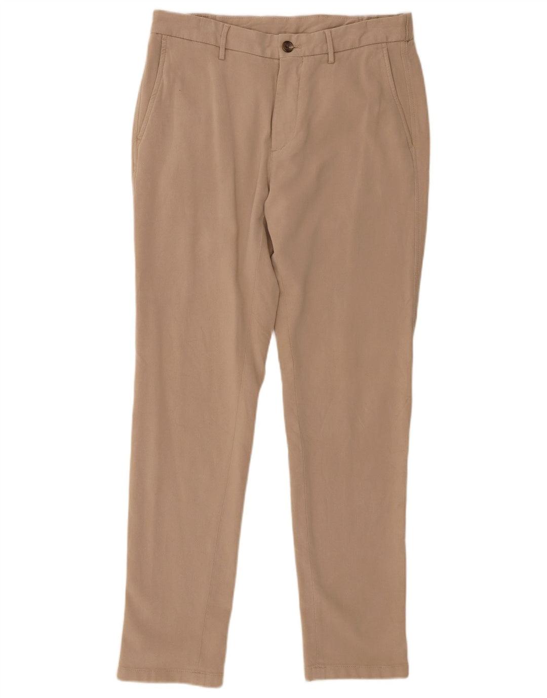 Calça Chino Masculina Slim Massimo Dutti EU 40 Médio W31 L30 Bege