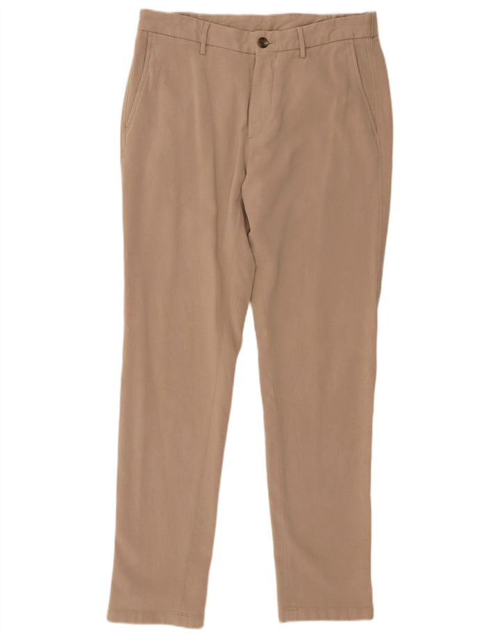 Calça Chino Masculina Slim Massimo Dutti EU 40 Médio W31 L30 Bege