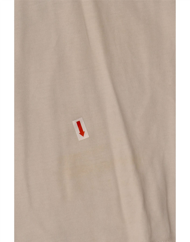 Camiseta gráfica masculina NIKE UK 45/47 XL algodão branco