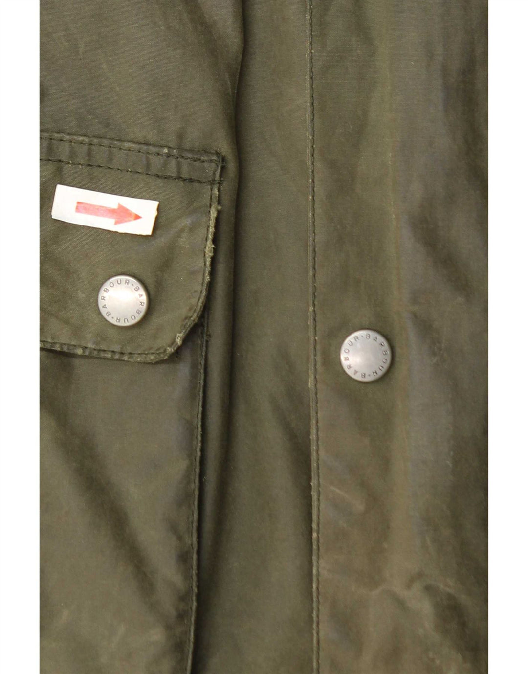 Jaqueta masculina de algodão encerado Barbour Reino Unido 36 algodão verde pequeno