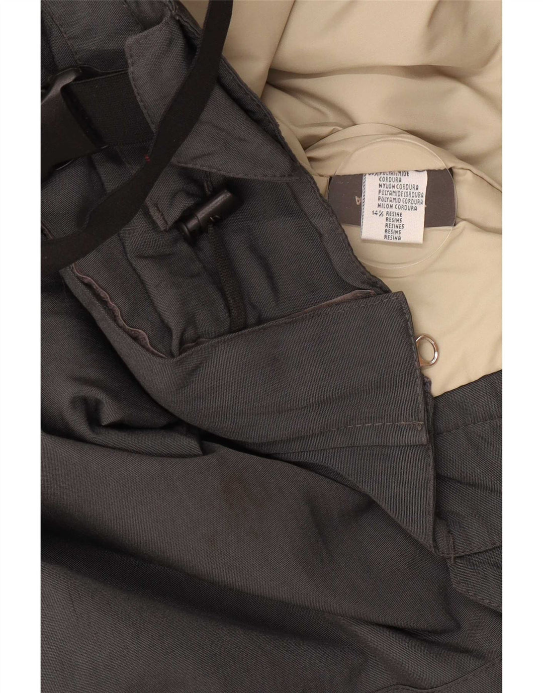 Calça de esqui masculina Napapijri Dungarees 2XL cinza poliamida