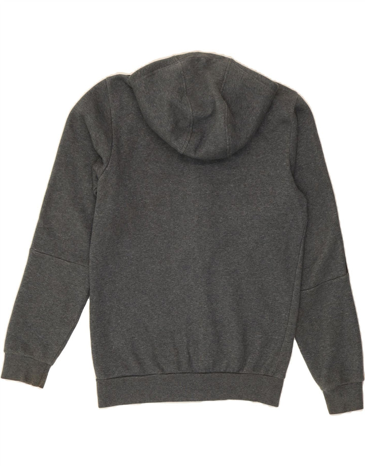 ADIDAS Mens Zip Hoodie Sweater Small Grey Cotton Vintage Adidas and Second-Hand Adidas from Messina Hembry 