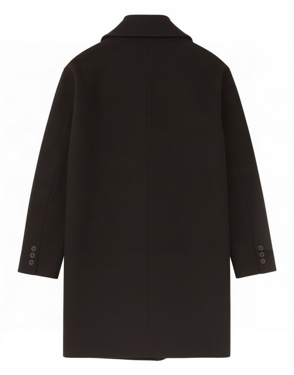 Sobretudo feminino Zara Oversized UK 14 médio preto