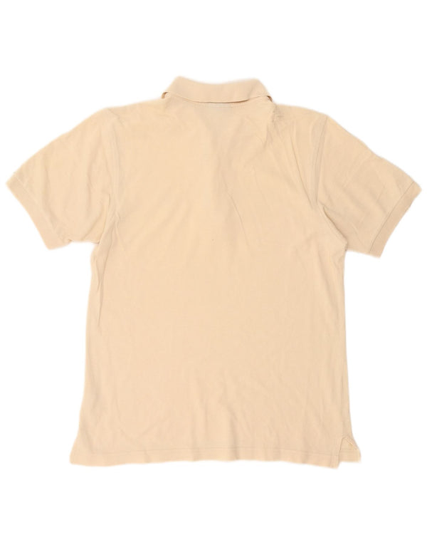 Camisa polo masculina Lotto grande de algodão branco