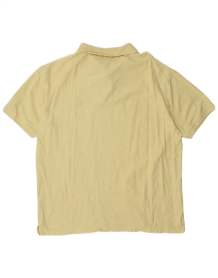 Camisa polo masculina Gant XL algodão amarelo