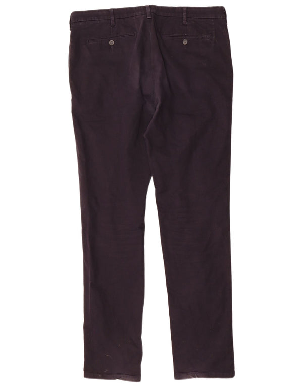 Calça Chino Masculina Slim Marks & Spencer W38 L35 Algodão Azul Marinho