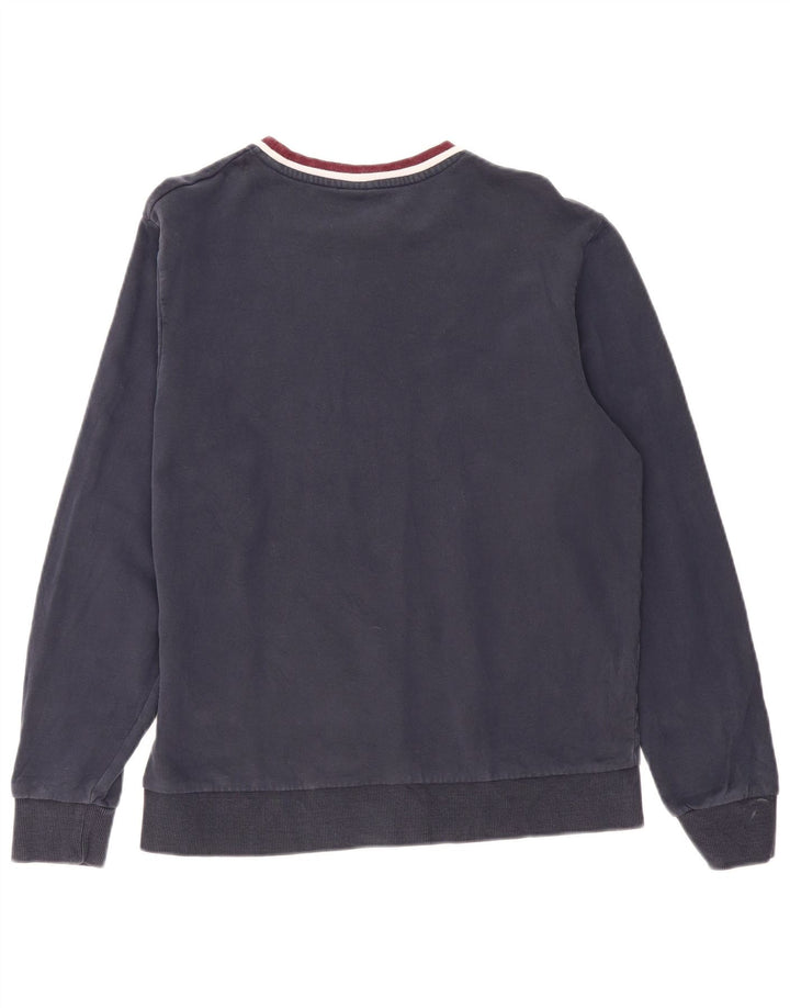 Jack & Jones moletom masculino jumper grande algodão azul marinho