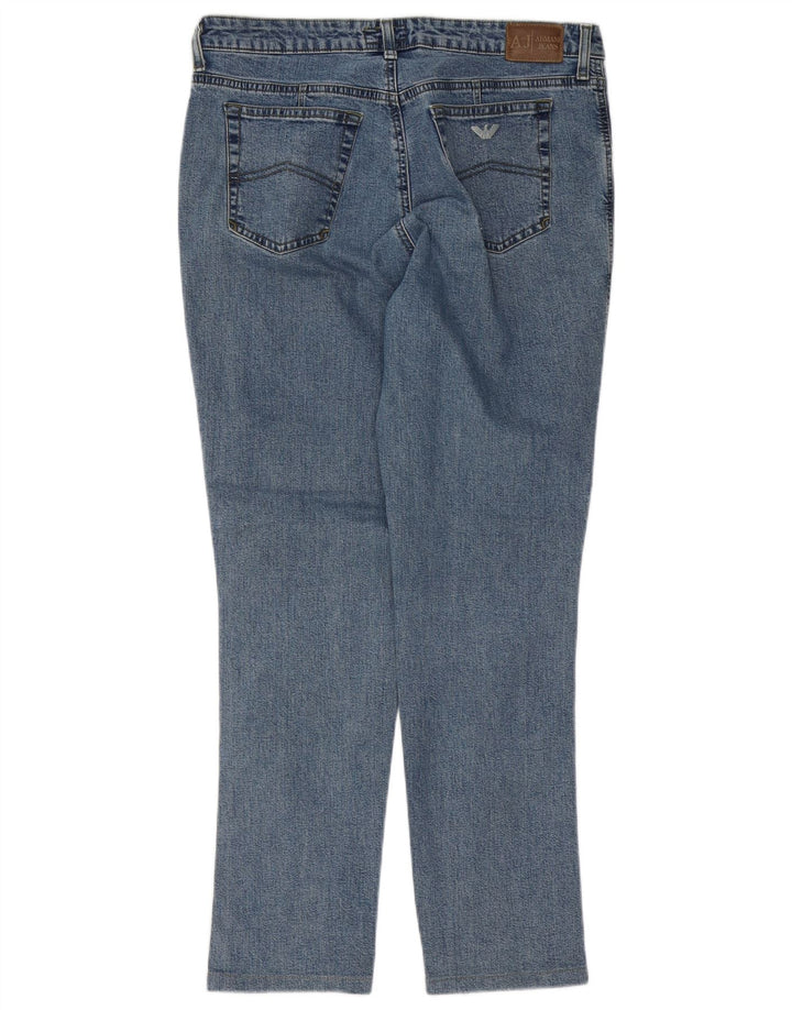 Calça Jeans Slim Feminina Armani W33 L28 Azul